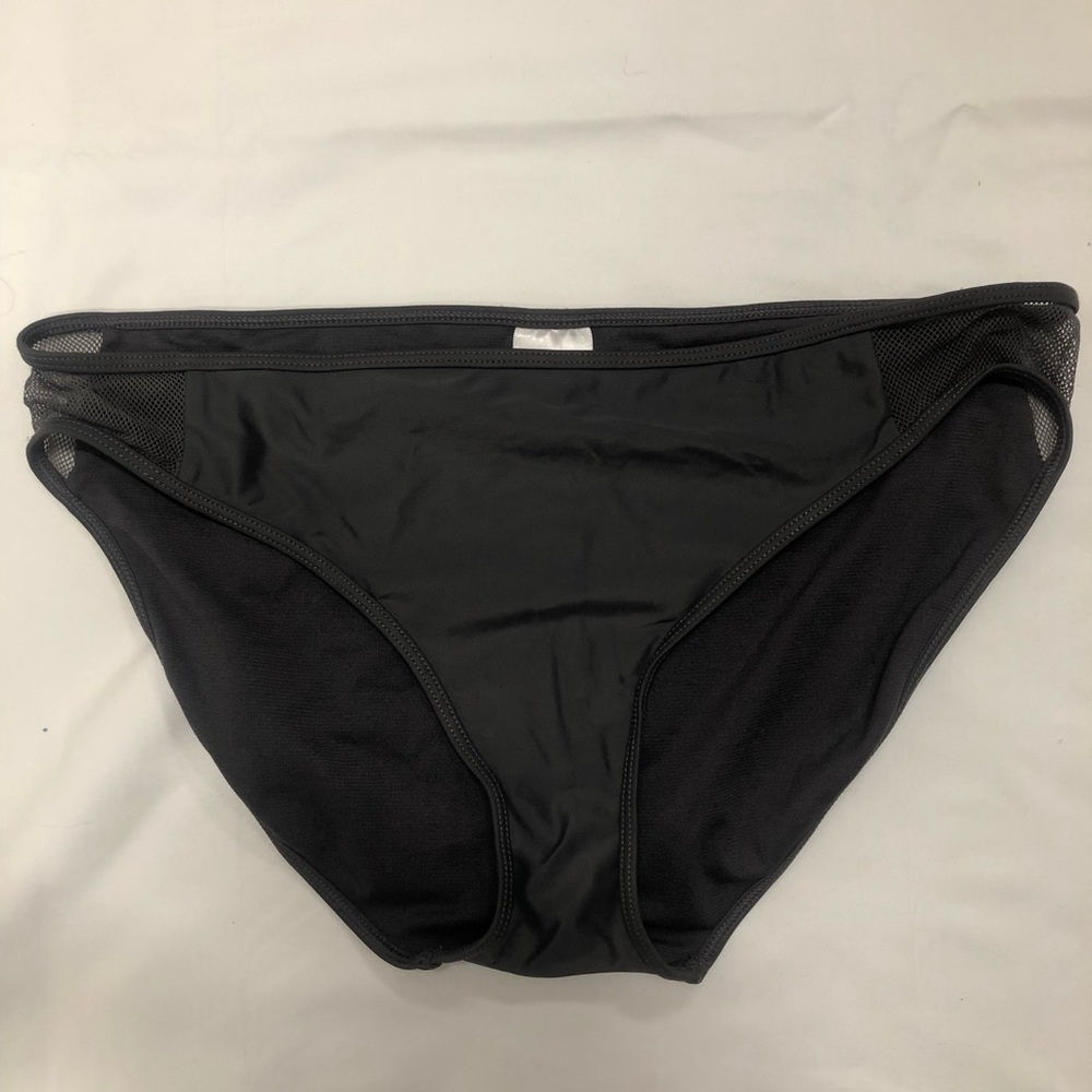 Xhilaration Gray Mesh Swim Bikini Bottom
